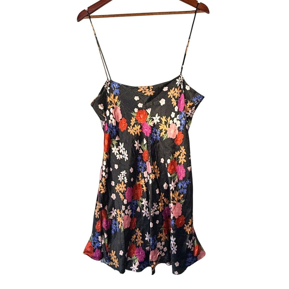 Bec & Bridge Cha Cha Mini Dress | Satin Mini Slip Spaghetti Strap Dress Sz 10 - Picture 3 of 8
